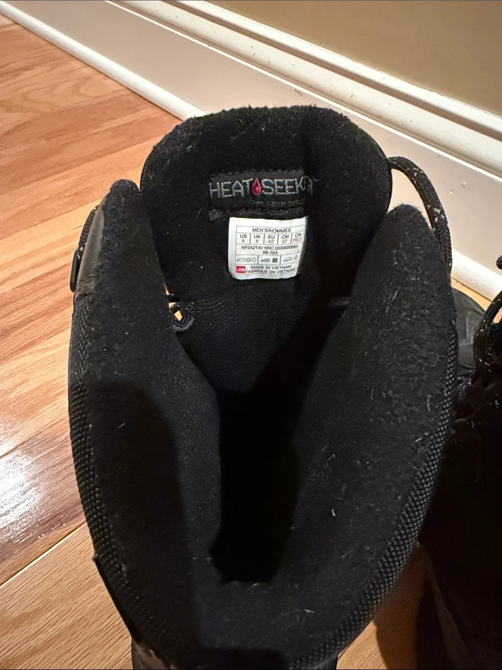 The North Face Men's Black Waterproof Lace-Up Winter Boots